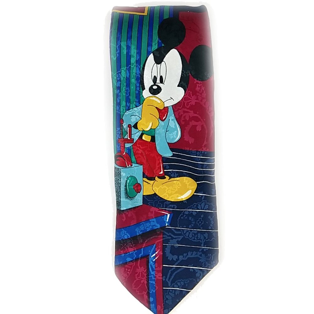 Disney Mickey Unlimited Mickey Mouse Polyester Tie 3.5 x 60